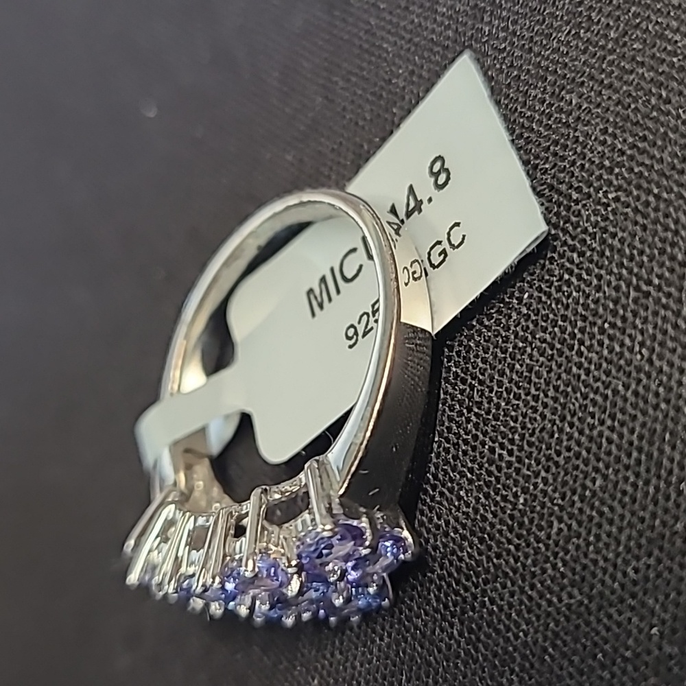 Aaron Tanzanite Sterling silver ring - Picture 3 of 5